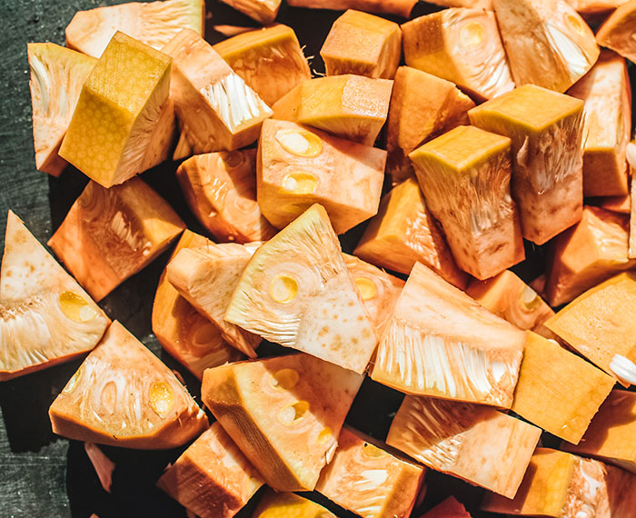 pieces of young jackfruit 